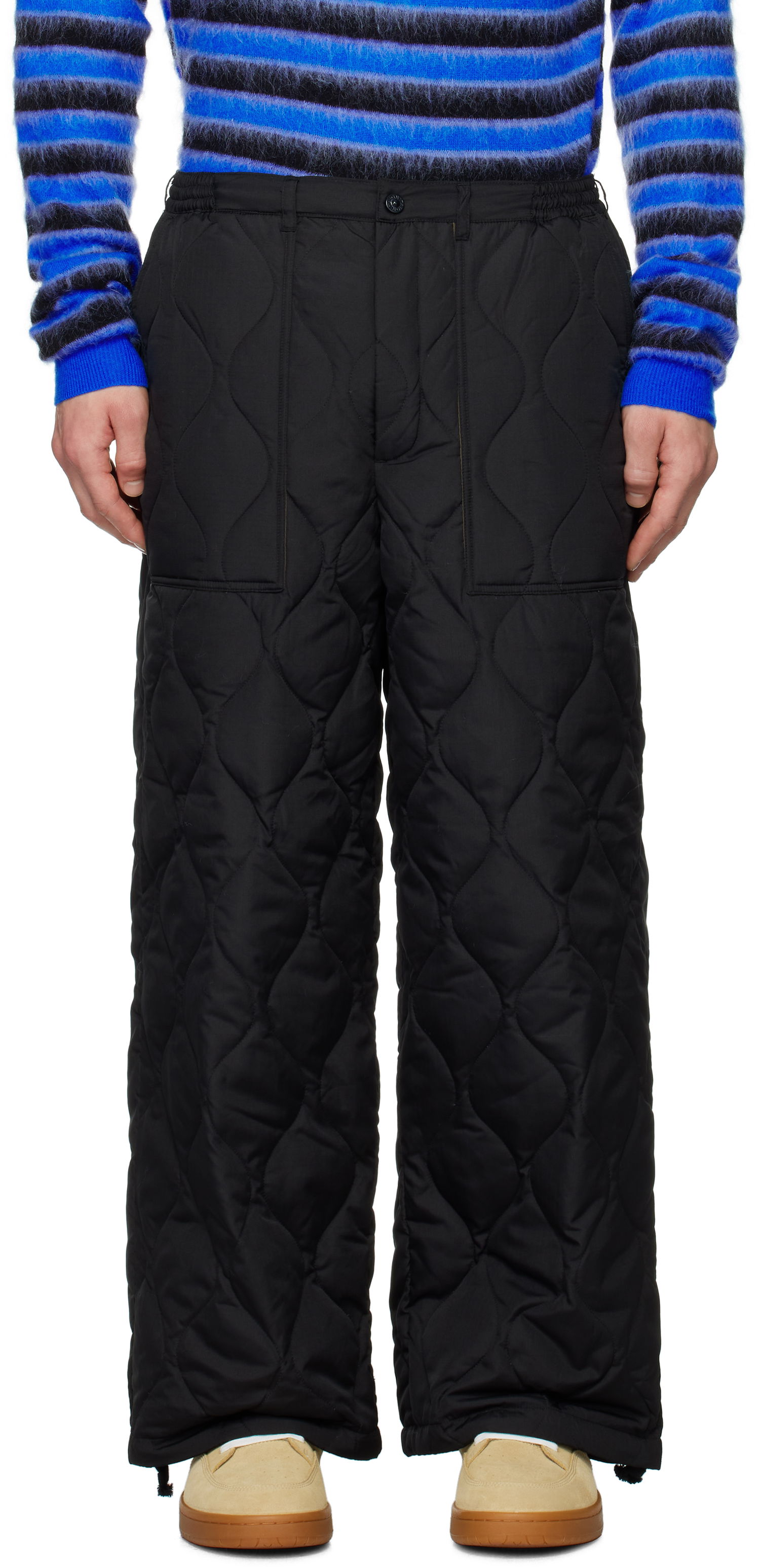 Cargo bukser TAION Military Down Trousers Sort | TAION-139WDML-1, 0