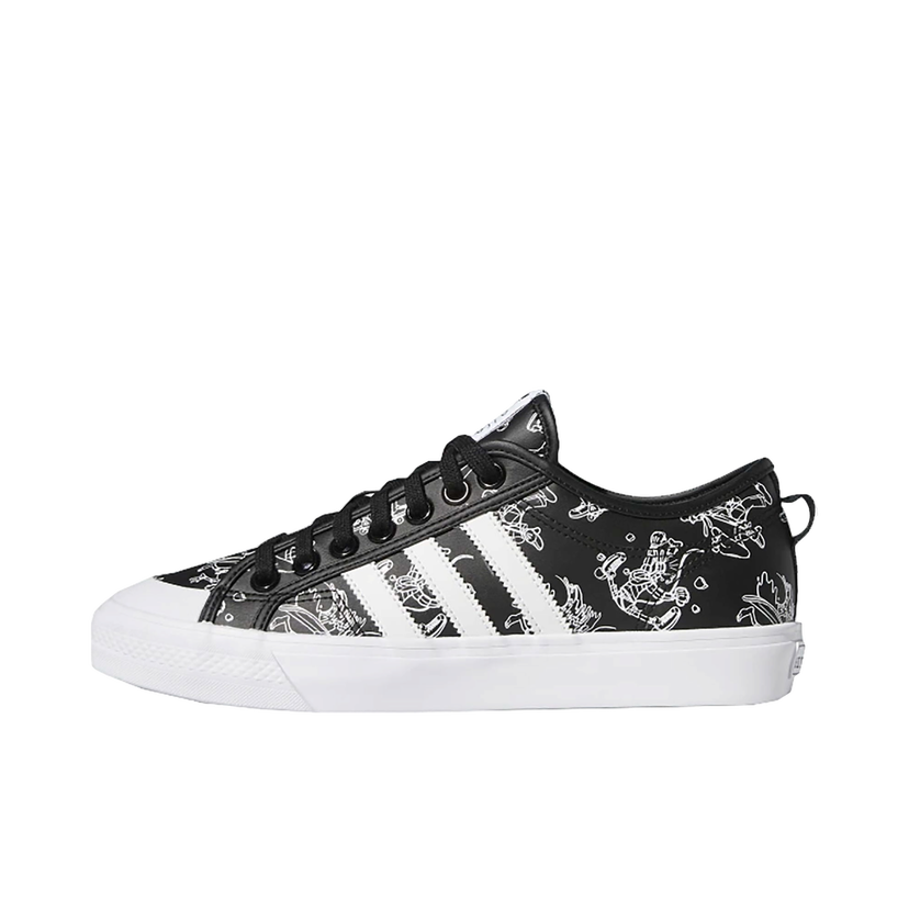 Sneakers og sko adidas Originals Nizza Disney Sport Goofy Black Sort | FW9590