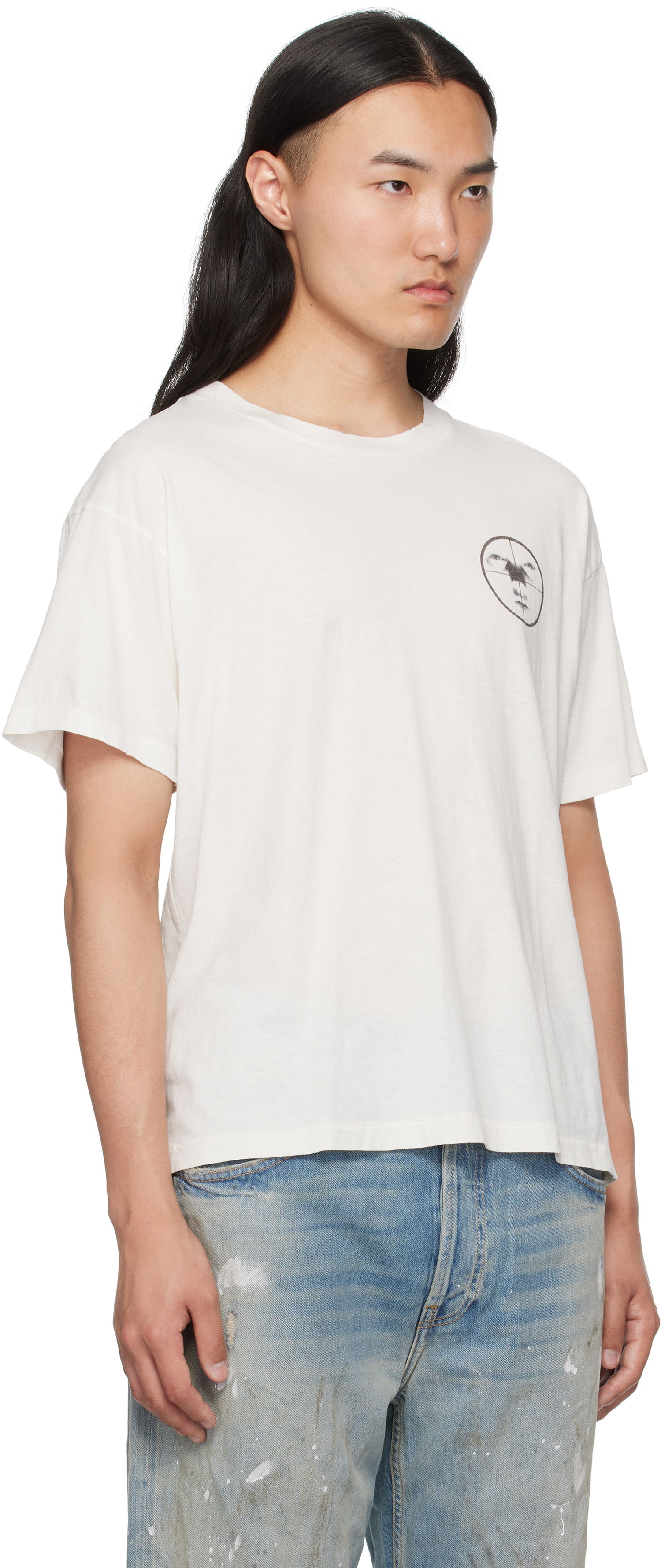 T-shirt Enfants Riches Déprimés Enfants Riches Déprimés Ritual Prayer Graphic T-Shirt Hvid | 010-822, 1