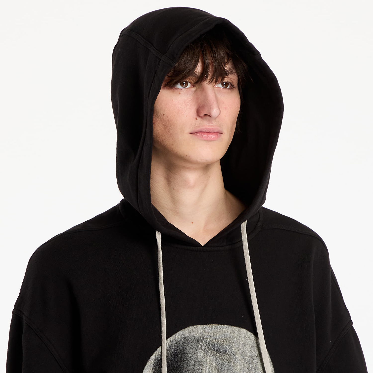 Sweatshirt Rick Owens Rick Owens DRKSHDW Peter Graphic Hoodie Sort | DU02E7280 FEP1P 0908, 1