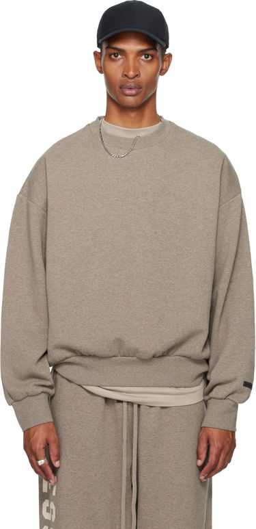 Sweatshirt Fear of God Fear of God ESSENTIALS Classic Fit Fleece Crewneck Sweatshirt Grå | 192SP252043F, 0