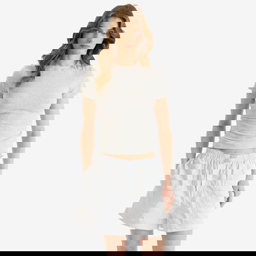 Boksere SKIMS SKIMS Cotton Poplin Shorts, Size Large Blå | SH-SHO-8424W-ZENBLUESTRIPE, 2