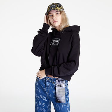 Sweatshirt Versace Piece Label Sweatshirt Sort | 73HAIT03CF01O899, 0