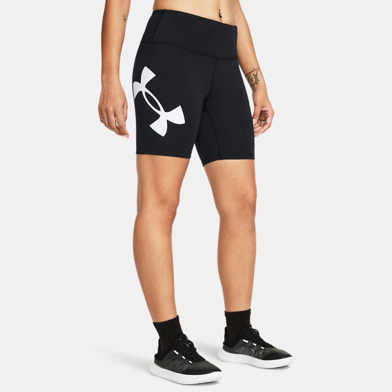 Shorts Under Armour Campus Shorts (18 cm) für Damen Schwarz Sort | 1383635-001