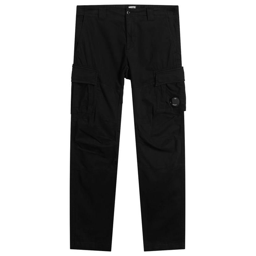 Cargo bukser C.P. Company C.P. Company Stretch Sateen Cargo Pants Sort | RFCMPA731A-005529G-999