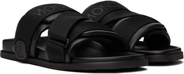 Sneakers og sko Moncler Moncler Mon Summer Sandals Sort | K109A4L00010M5027, 3