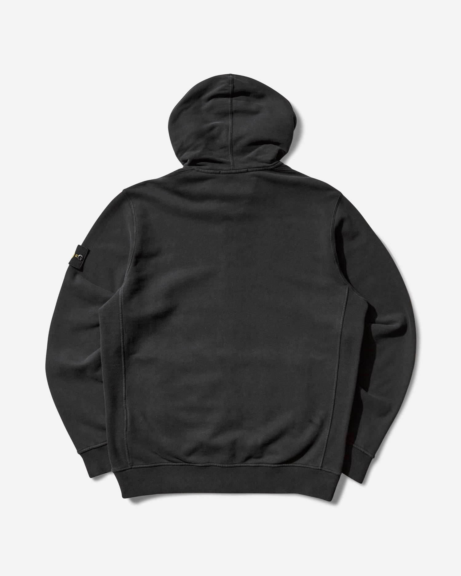 Sweatshirt Stone Island Garment Dyed Zip Hoodie Sort | K2S15-6100067-S0A20 V0029, 0