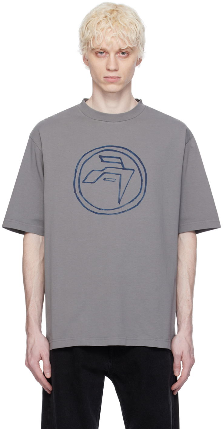 T-shirt Ambush Emblem T-Shirt Grå | BMAA007S24JER0010945