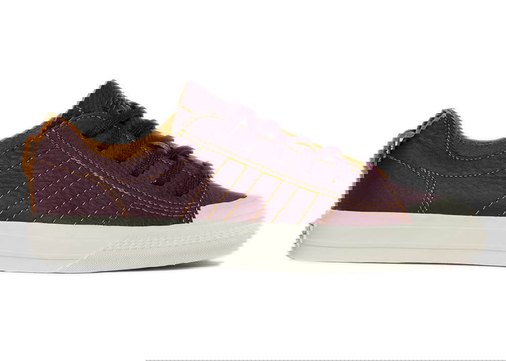 Sneakers og sko adidas Originals Nizza Rf "Maroon/Legacy Gold/Off White" Sort | FV0678, 0