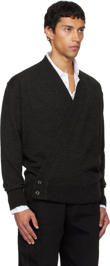 Sweater LEMAIRE Lemaire Wrap Cardigan Hvid | TO1476 LK1028, 4