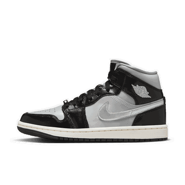 Sneakers og sko Jordan Air Jordan 1 Mid SE "Black Chrome" W Sort | FB9892-002, 3
