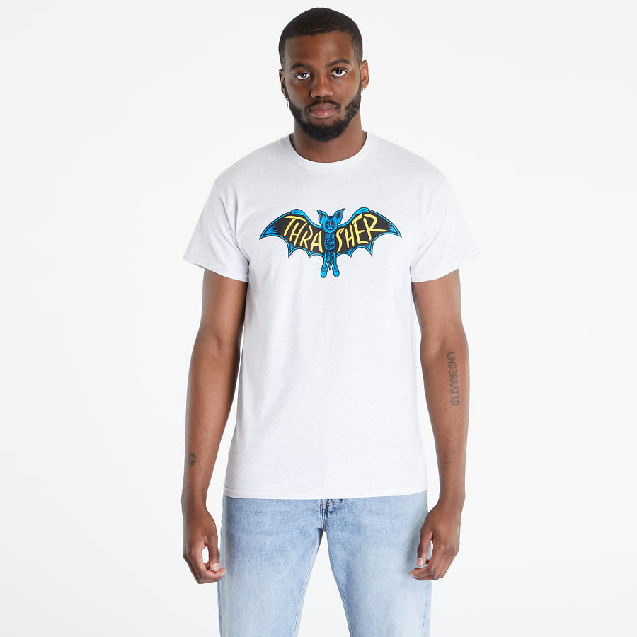 T-shirt Thrasher Bat T-shirt Grå | 145213, 0