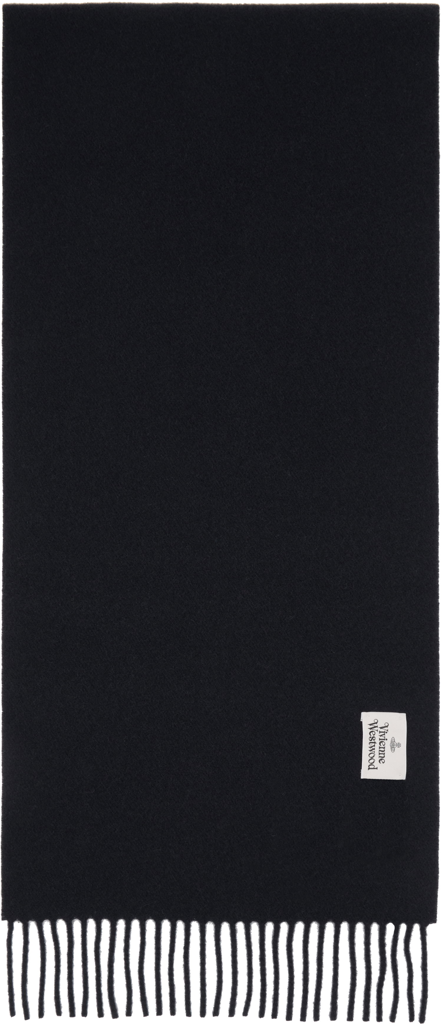Tørklæde Vivienne Westwood Embroidered Scarf Sort | 81030007-W00Q7-, 1