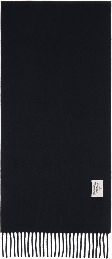 Tørklæde Vivienne Westwood Embroidered Scarf Sort | 81030007-W00Q7-, 1