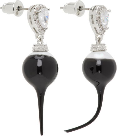 Øreringe Ottolinger Ottolinger Diamond Drop Earrings Sort | 125901425E02, 1