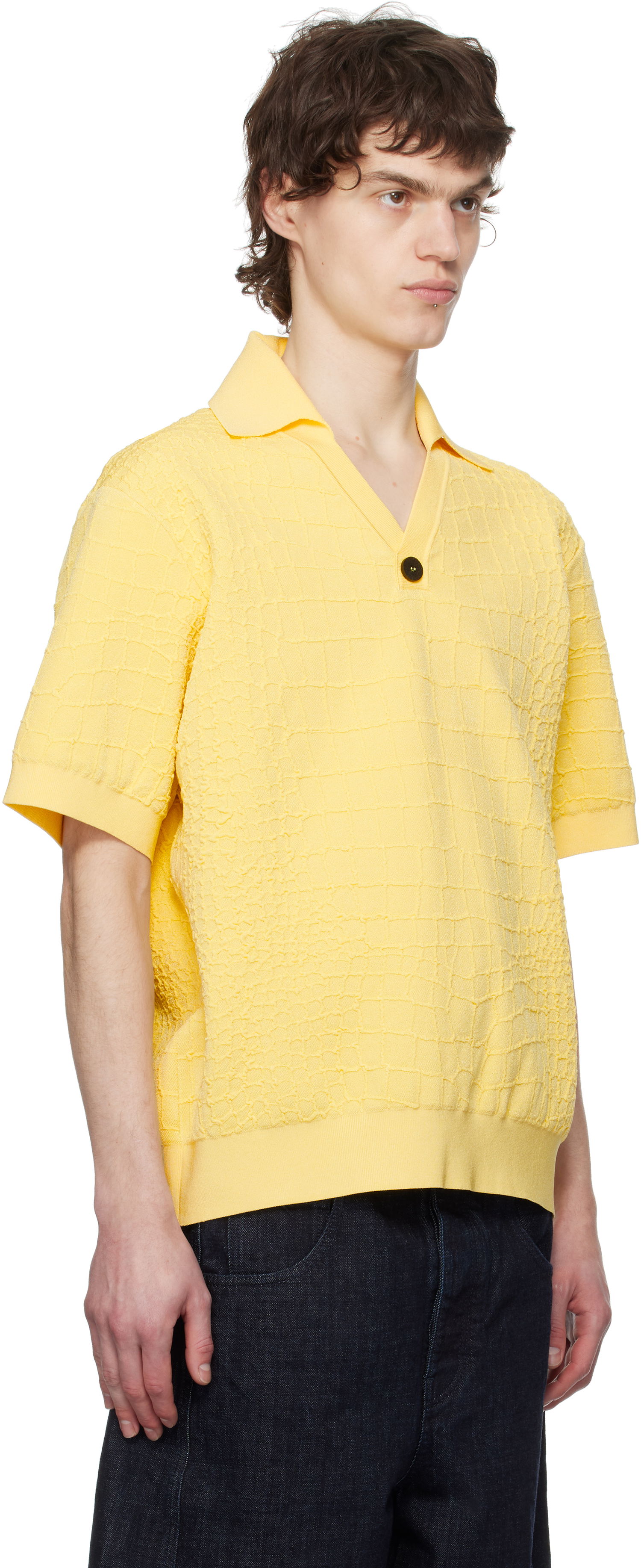 Sweater Jacquemus Jacquemus La Croisière 'The Scala' Polo Gul | 25E255KN527-2429, 1
