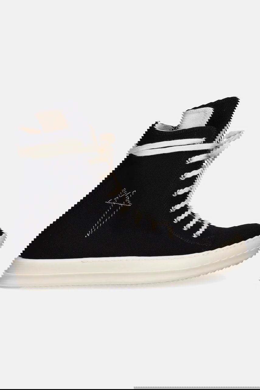 Sneakers og sko Rick Owens Rick Owens DRKSHDW Vegan High-Top Sort | DU02E7807.DOEM8, 1