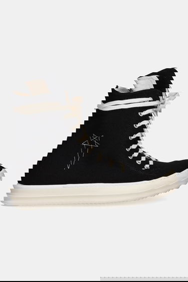 Sneakers og sko Rick Owens Rick Owens DRKSHDW Vegan High-Top Sort | DU02E7807.DOEM8, 1
