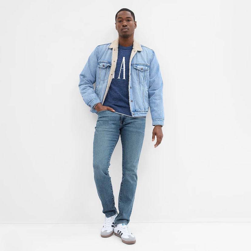 Bukser GAP Denim Pants Skinny Medium Wash Blå | 747180-00