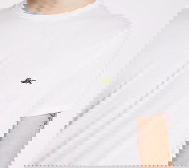 T-shirt Lacoste Pima Tee Hvid | TH6709 00 001, 2