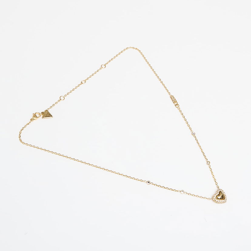 Halskæde GUESS Beloved Universal Heart Pendant Necklace Gul | JUBN05018JWYG-GOLD