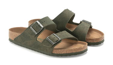 Sneakers og sko Birkenstock Arizona Vegan Micro Fibre Grøn | 1024544, 4