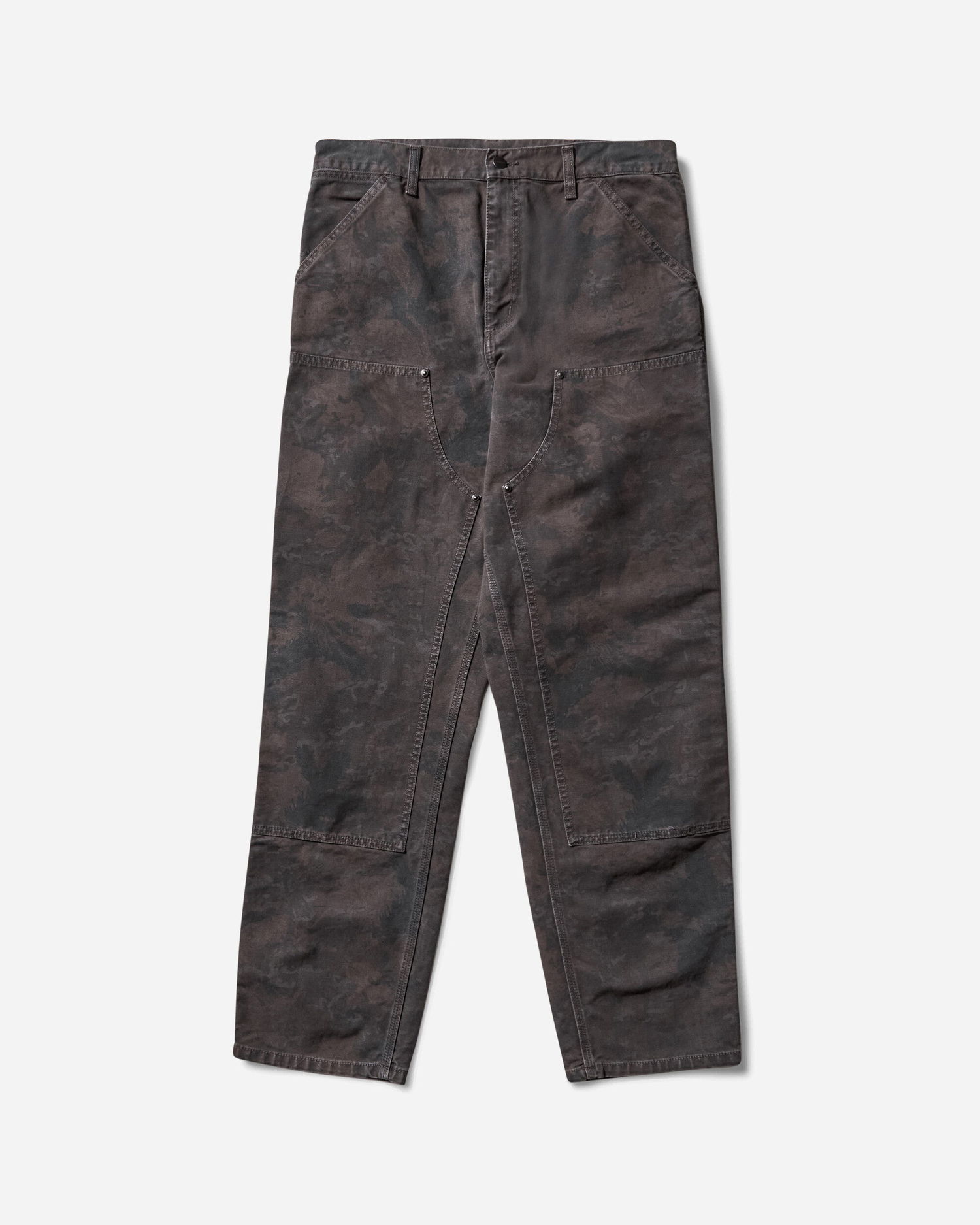 Cargo bukser Carhartt WIP Double Knee Camo Pants Sort | I031501 3G3GD, 1