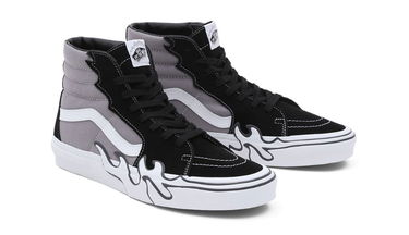 Sneakers og sko Vans SK8-Hi Flame Grå | VN0005UJBGF, 4