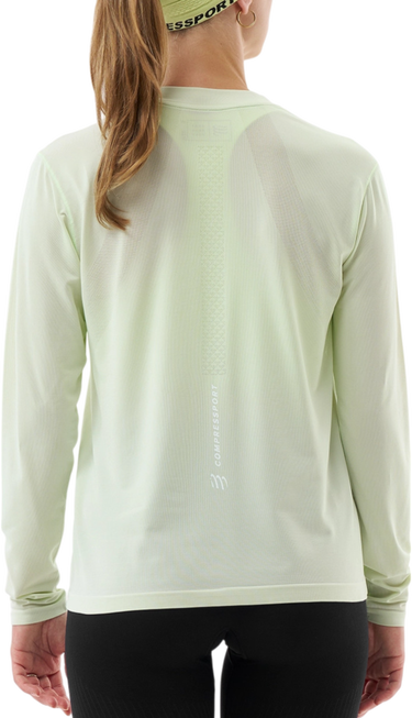T-shirt Compressport Performance Long Sleeve T-Shirt Grøn | atsw4955143, 1