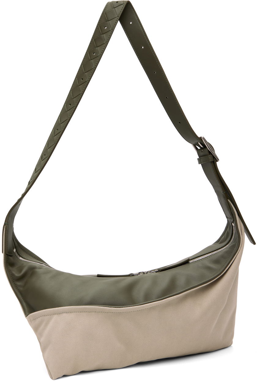 Skuldertaske Bottega Veneta Bottega Veneta Small Zigzag Shoulder Bag Grøn | 787117V44I3, 1