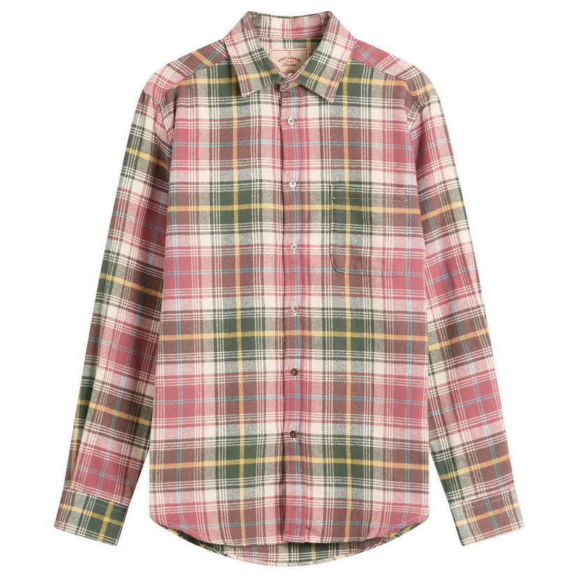 Skjorte Portuguese Flannel Alpi Check Flannel Shirt Flerfarvet | AW25004-RGC