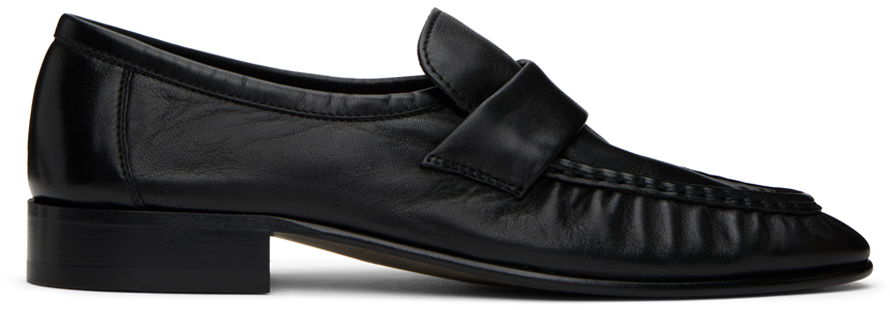 Sneakers og sko The Row Soft Loafers Sort | F1280-SN60, 0