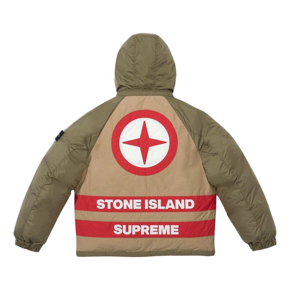 Puffer jakke Supreme Reversible Down Puffer Jacket Grøn | SUP-FW23-166, 0