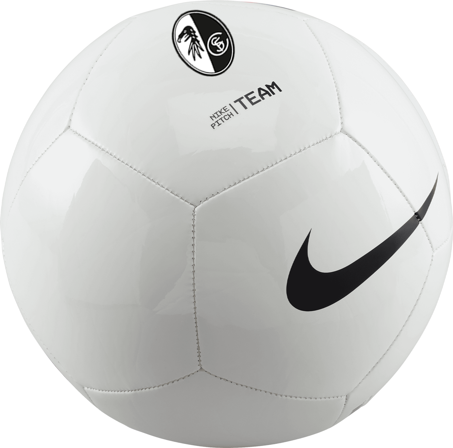 Sportsudstyr Nike SC Freiburg Pitch Soccer Ball Hvid | 6scffz7553-100, 0