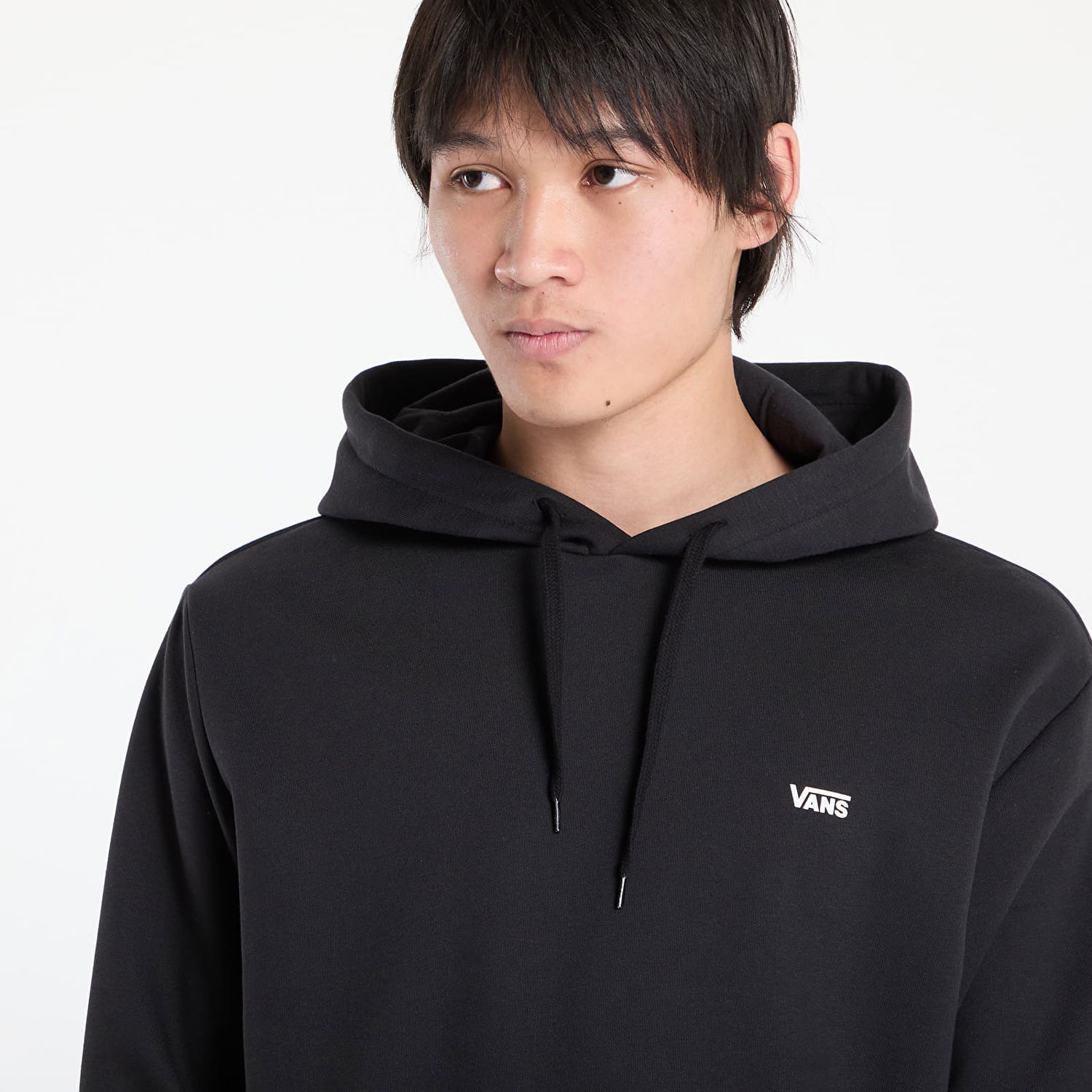 Sweatshirt Vans Vans Left Chest Pull Over Hoodie Sort | VN000R9YBLK1, 1