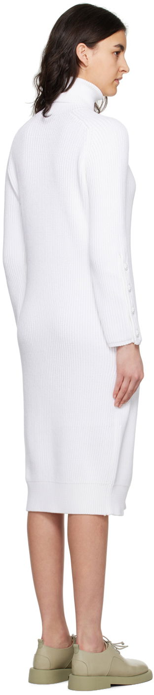 Kjole Max Mara Turtleneck Midi Dress Hvid | 2313210131600 13210131, 2
