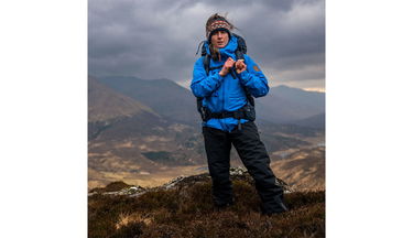 Jakke FJÄLLRÄVEN Keb GTX Hooded Jacket Blå | F14500177-525, 4