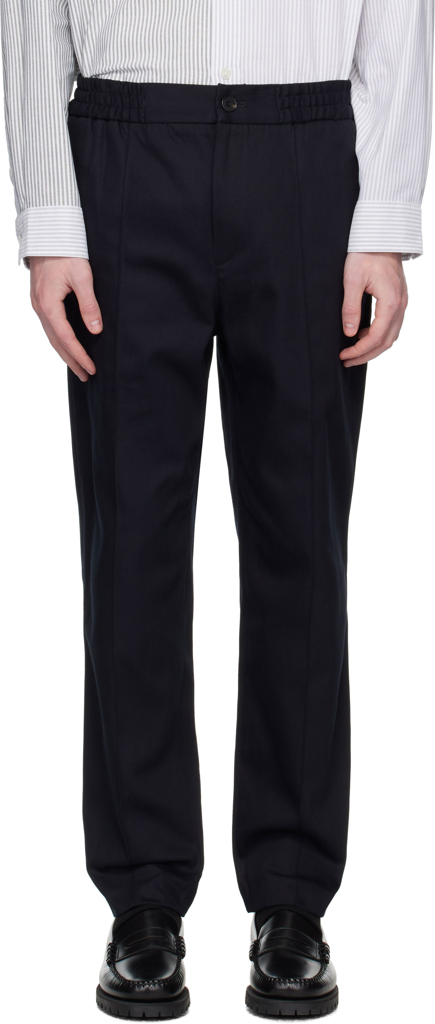 Bukser A.P.C. A.P.C. Joaquin Dress Pants Mørkeblå | COFCO-H08454, 0