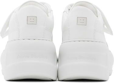 Sneakers og sko Acne Studios Velcro Strap Platform Sneakers Hvid | CD0001-, 1