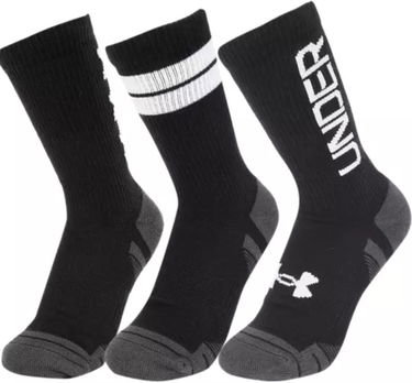 Sokker Under Armour 3-pack Tech Crew Socks Sort | 1379515-002, 0