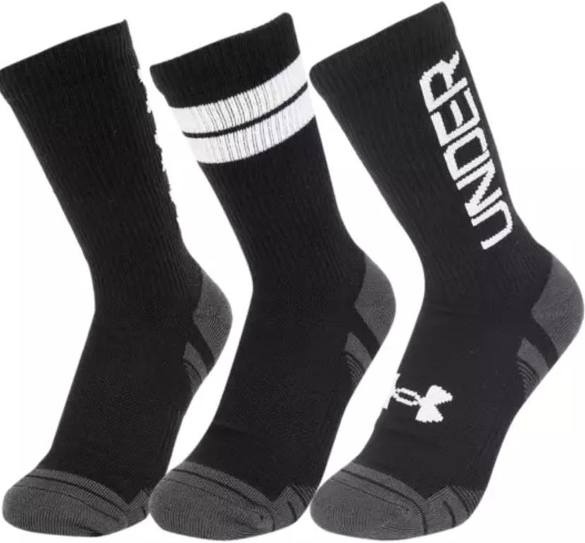 Sokker Under Armour 3-pack Tech Crew Socks Sort | 1379515-002