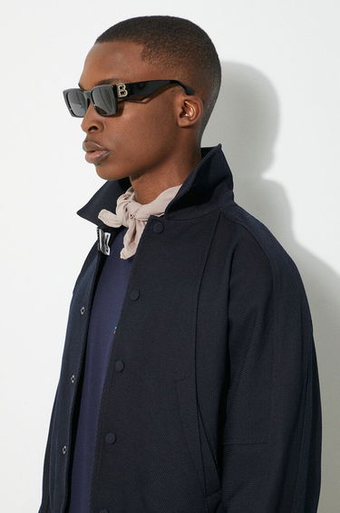 Bomberjakke ADER ERROR Navy Blue Wool Bomber Jacket Sort | BN01SSJK0810, 5