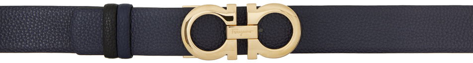 Bælter FERRAGAMO Salvatore Ferragamo Reversible Gancini Belt Mørkeblå | 23A564 - 673941, 0