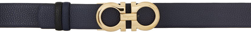 Bælter FERRAGAMO Salvatore Ferragamo Reversible Gancini Belt Mørkeblå | 23A564 - 673941