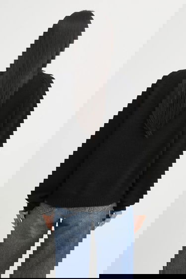 Sweater MAISON KITSUNÉ Dressed Fox Intarsia Wool Sweater Sort | PW00812KH0002, 2