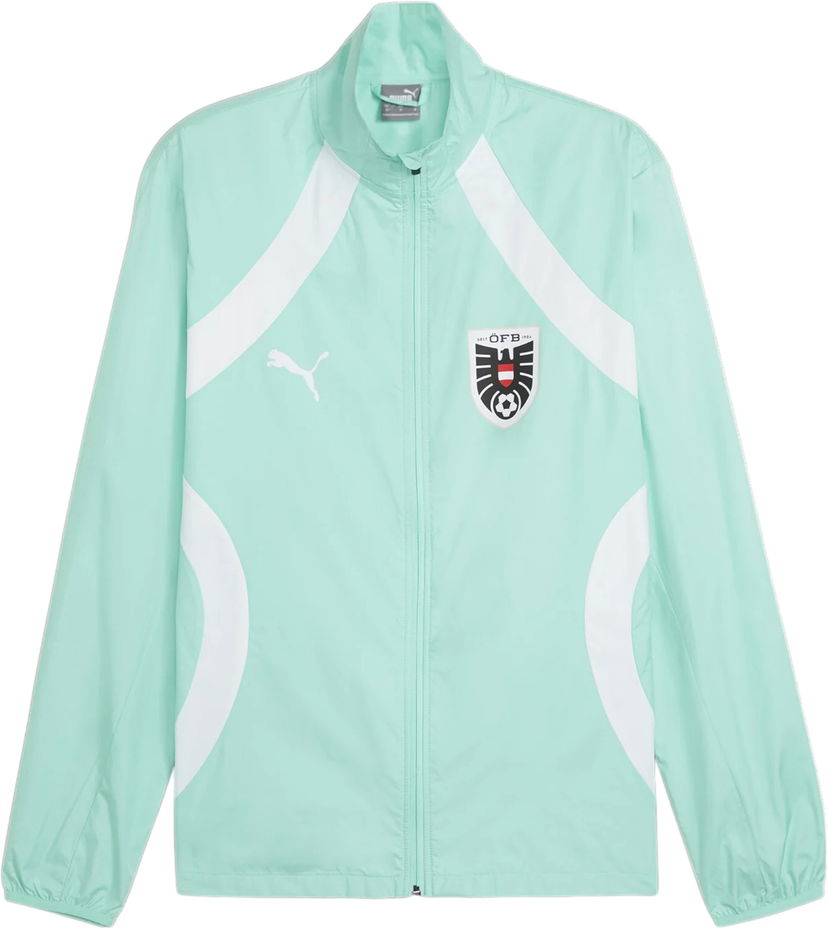 Jakke Puma Austria Pre-match Woven Football Jacket Turkis | 774172-07