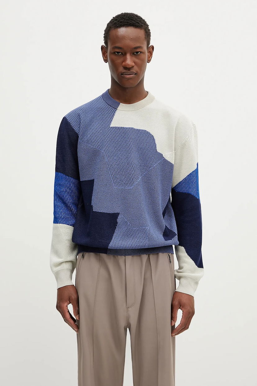 Sweater Paul Smith Paul Smith Abstract Panelled Knit Sweater Flerfarvet | M1R.266Z.P02684