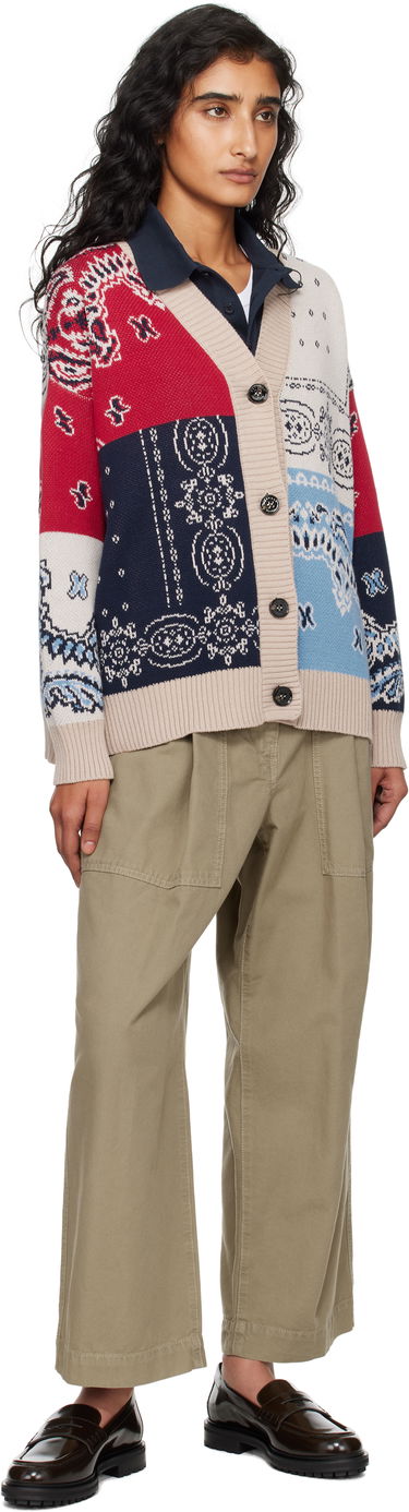 Sweater Max Mara Weekend Max Mara Baobab Patchwork Cardigan Flerfarvet | 2525346051600, 3