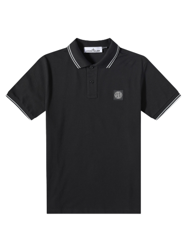 Polo skjorte Stone Island Patch Polo Sort | 10152SC18-A0029