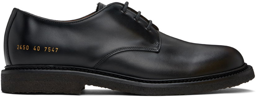 Tøj Common Projects Common Projects Officer's Derbys Sort | ARTICLE 2450